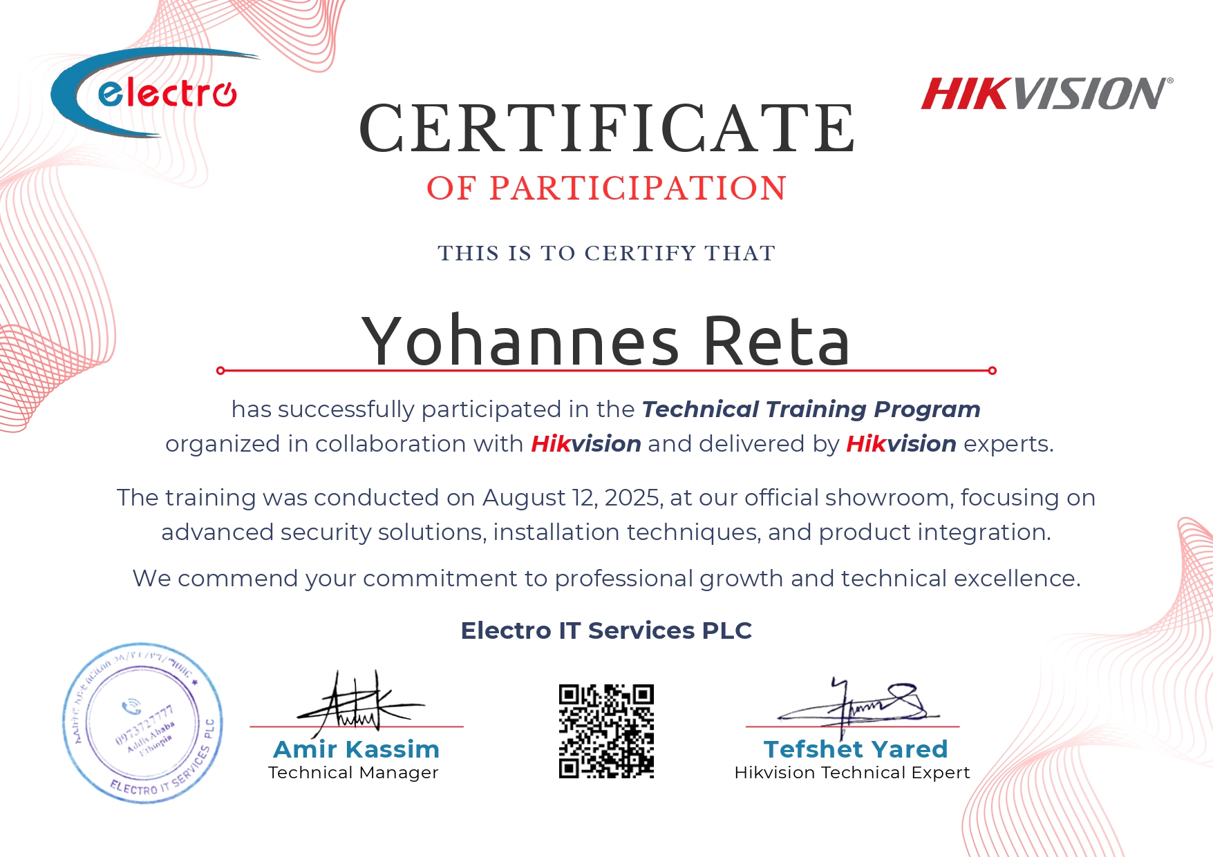 HIK-VISION Certification